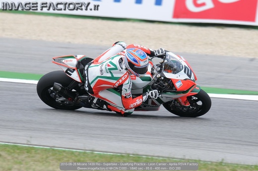 2010-06-26 Misano 1439 Rio - Superbike - Qualifyng Practice - Leon Camier - Aprilia RSV4 Factory